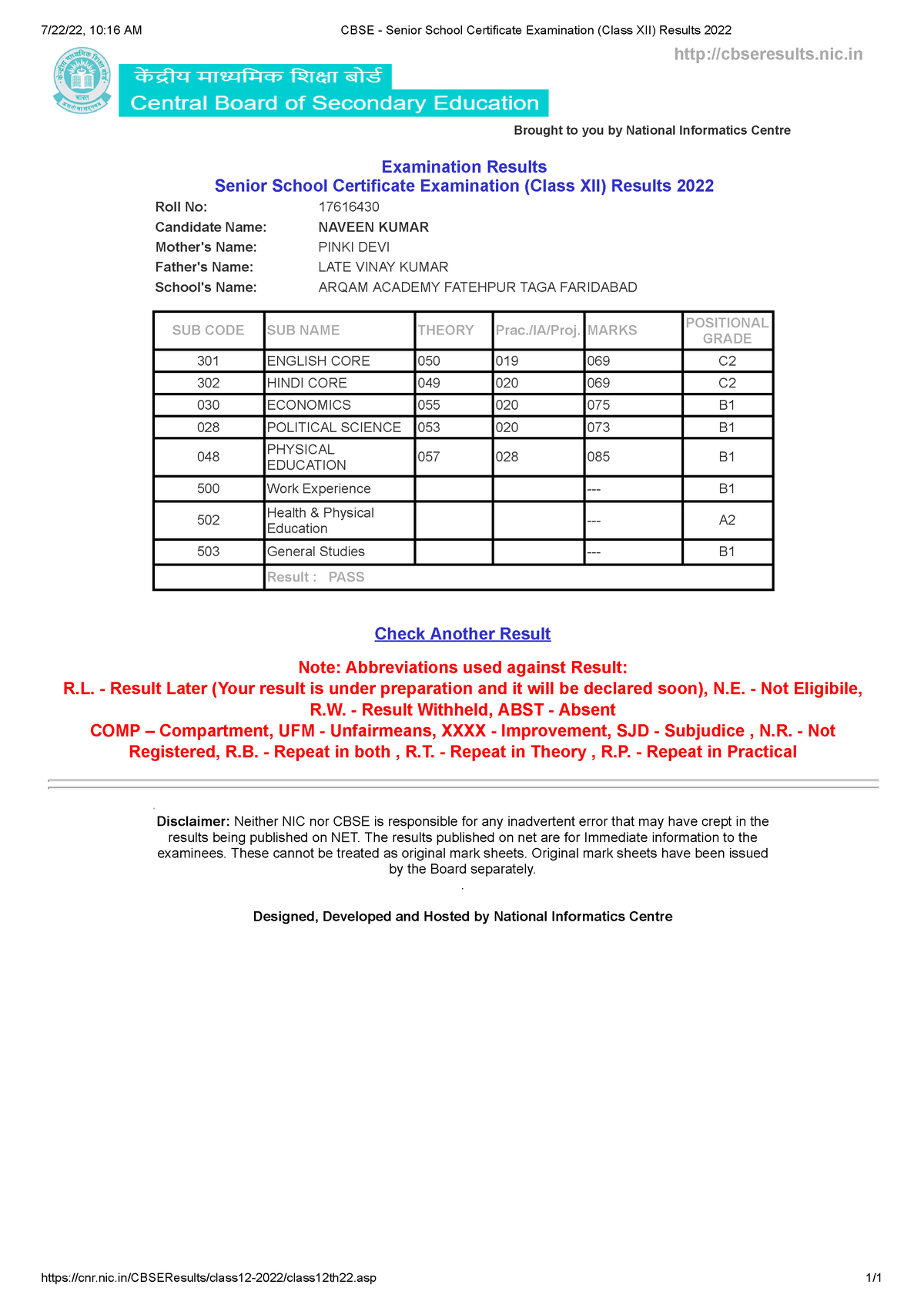 CBSE - Nic/CBSEResults/class12-2022/class12th22.asp 1/ Cbseresults.nic ...