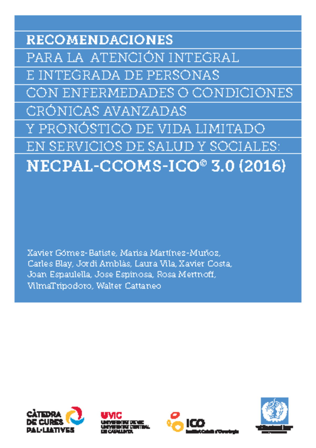 Necpal-30- Espanol completo - RECOMENDACIONES PARA LA ATENCIÓN INTEGRAL ...