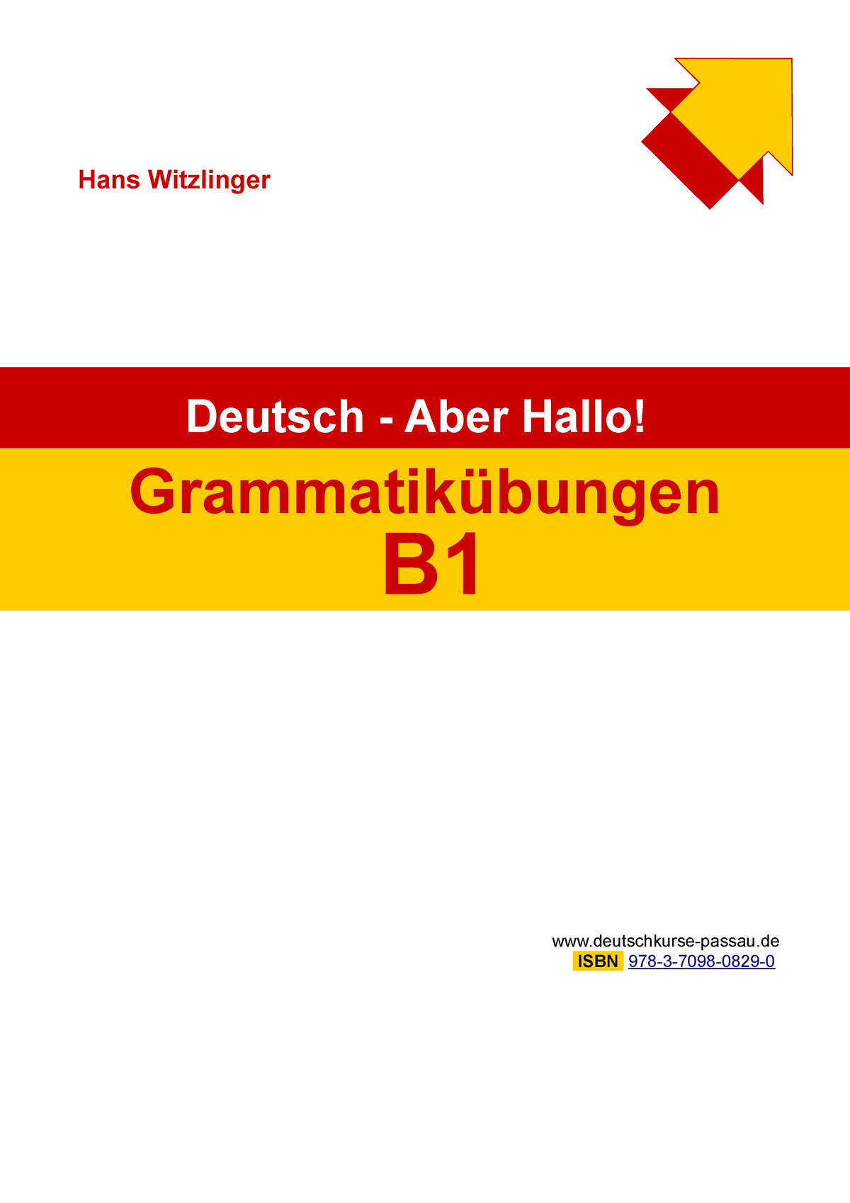 B1 Grammatik German - Hans Witzlinger Deutsch - Aber Hallo ...