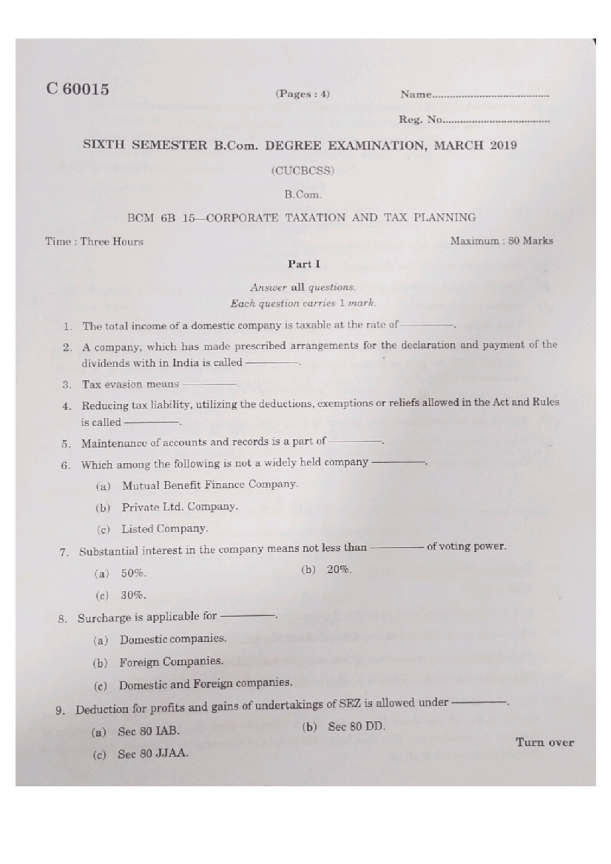 b.sc nursing question paper 2019 pdf