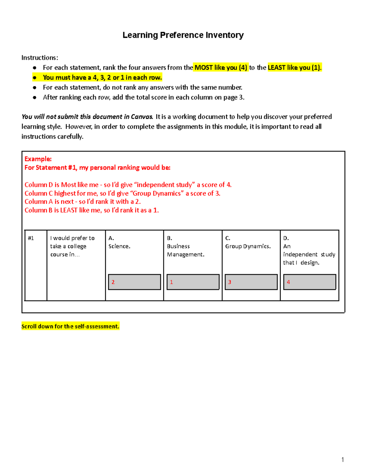 learning-preference-inventories-ppt-download