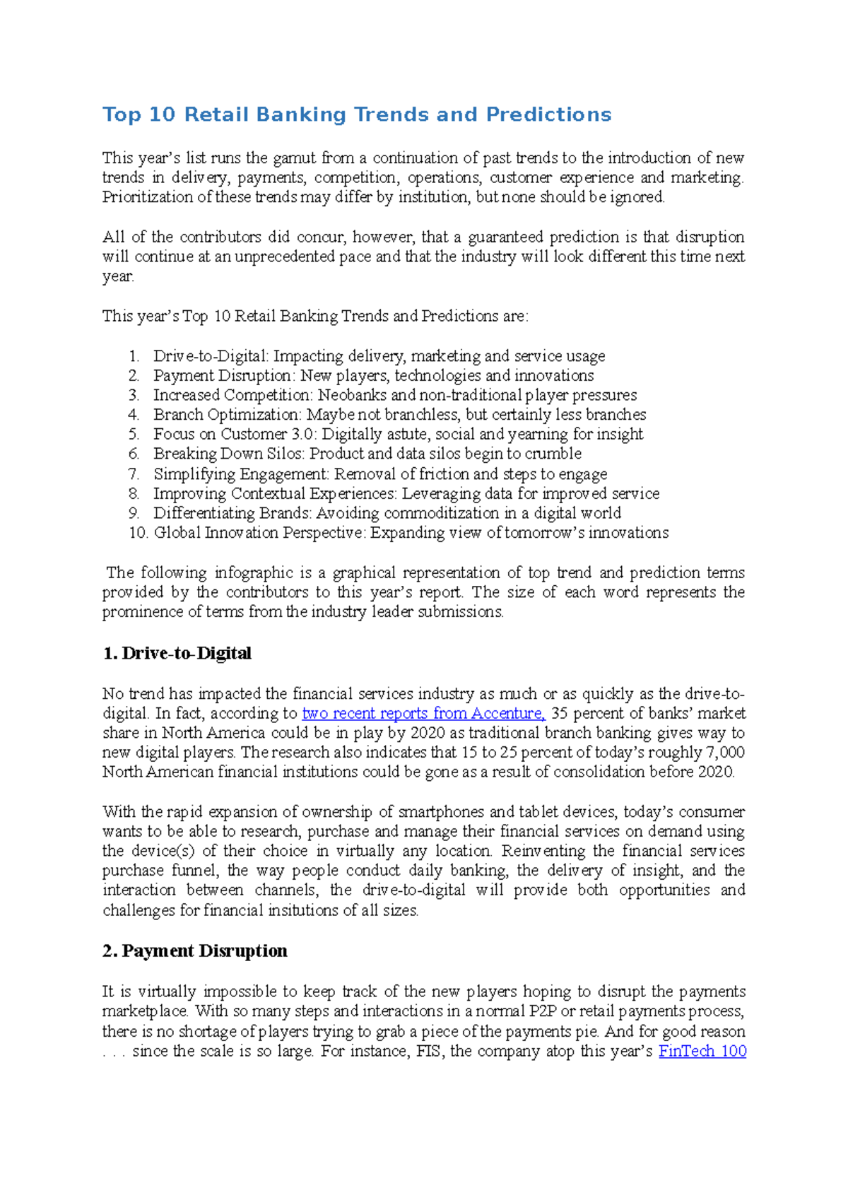Top 10 Retail Banking Trends and Predictions - Top 10 Retail Banking ...