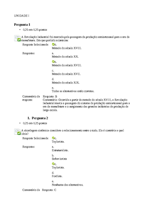 Empreendedorismo Unidade III - Revisar Envio Do Teste: QUESTIONÁRIO ...