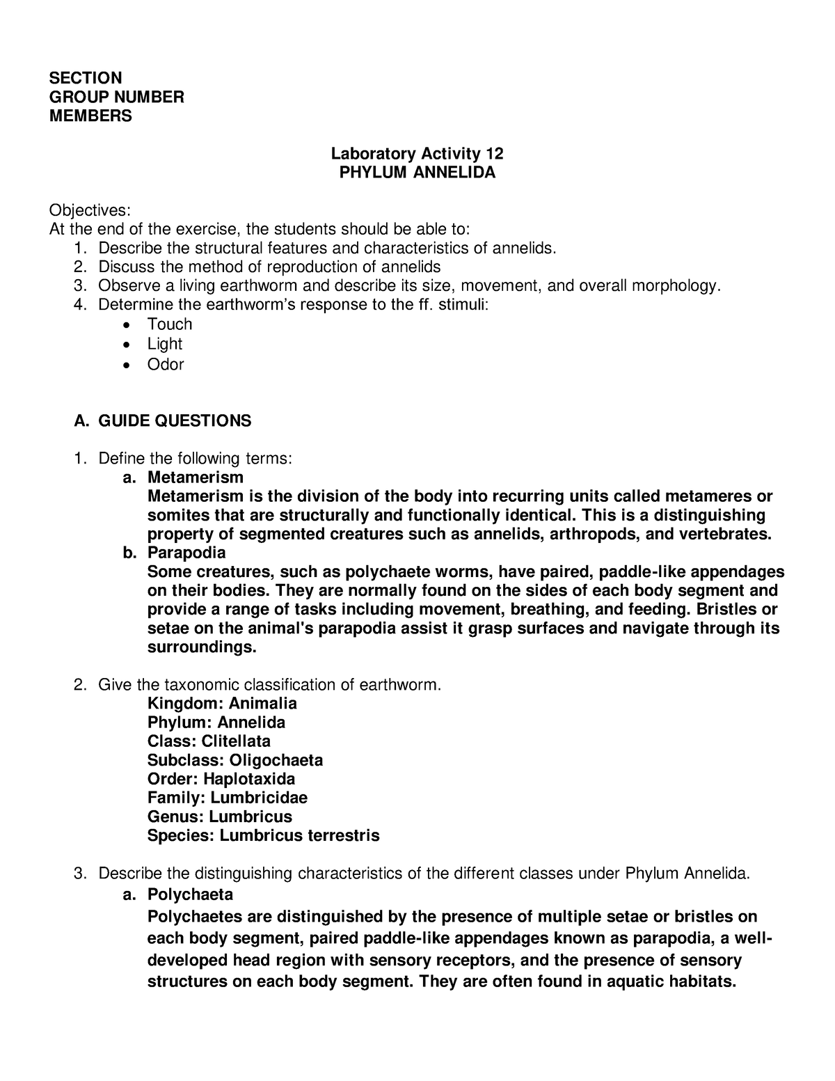 lab-12-phylum-annelida-worksheet-section-group-number-members