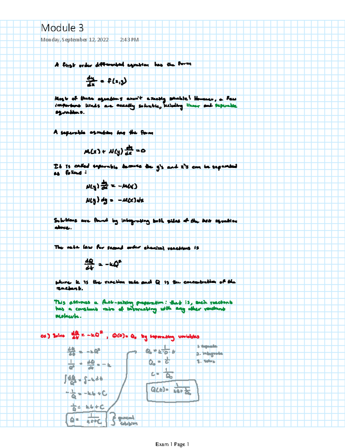 Module 3 - MATH 340 - Module 3 Monday, September 12, 2022 2:43 PM - Studocu