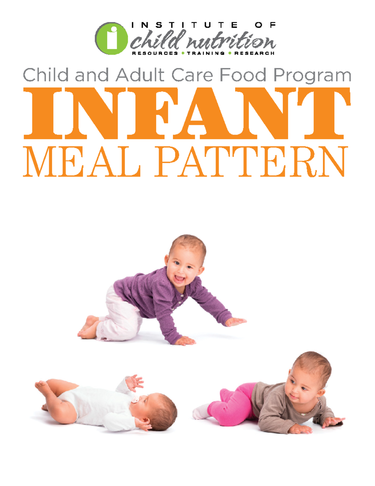 Cacfp Infant Meal Pattern Poster Child and Adult Care Food Program