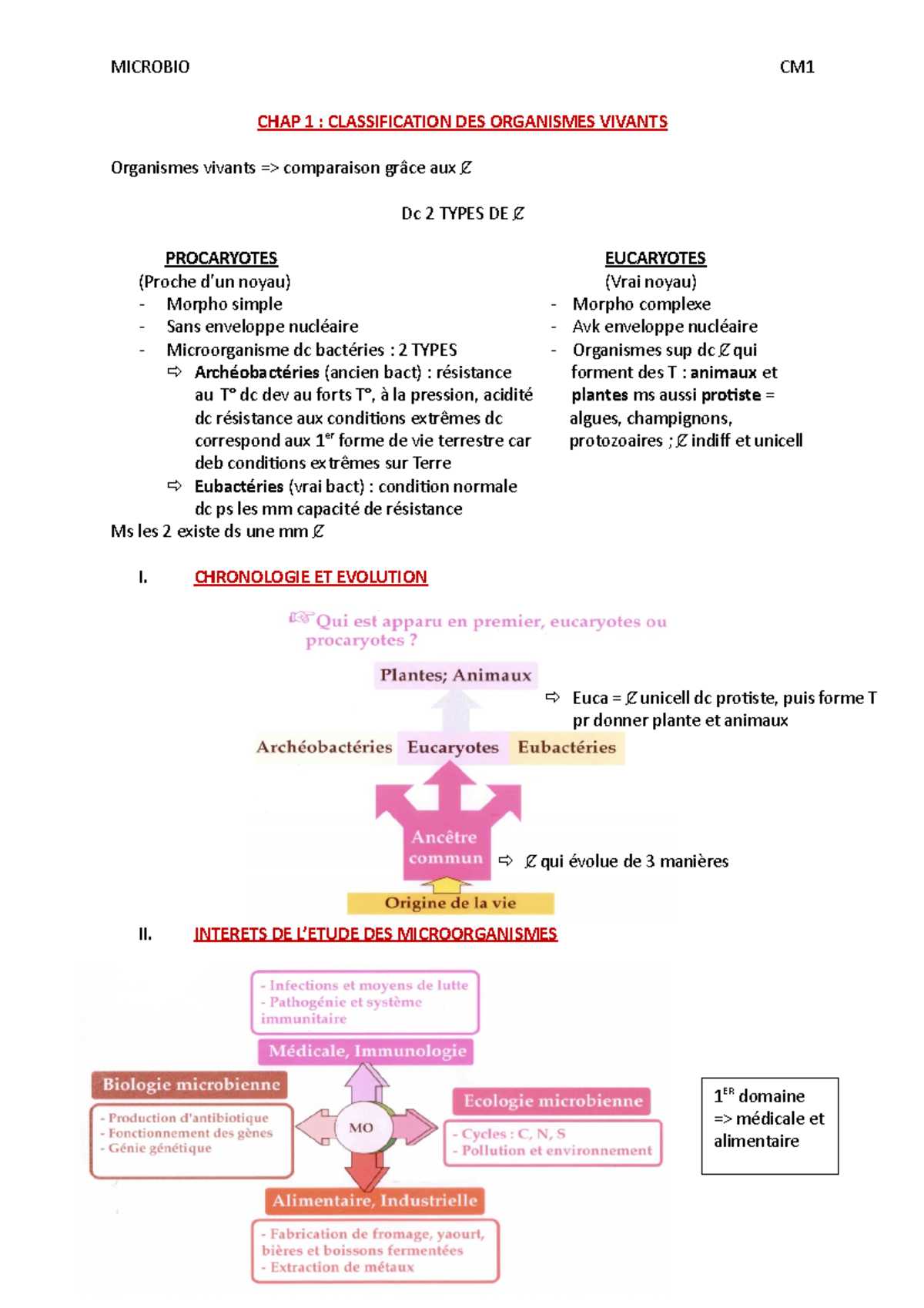 CHAP 1 M - Chapitre 1 Microbiologie LICENCE 2 SCIENCE DE LA VIE ET DE ...