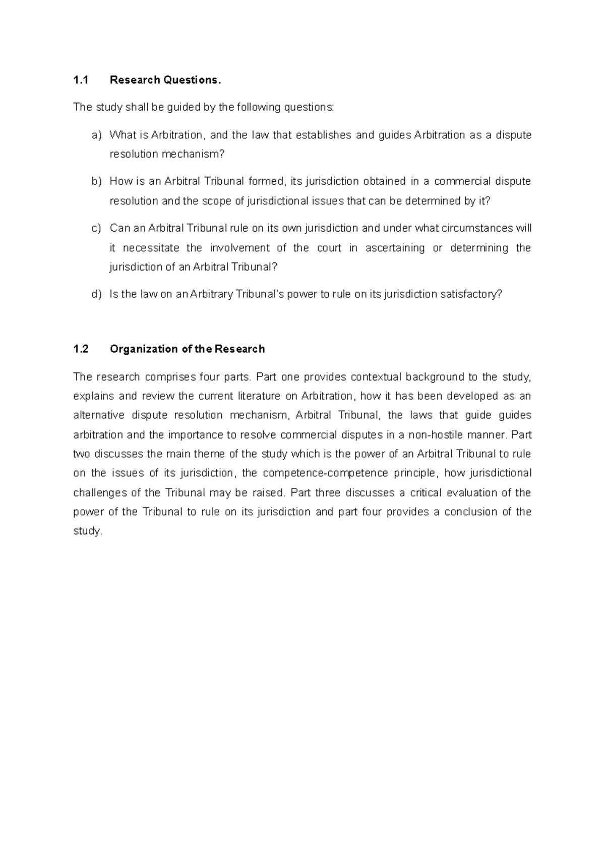 Research Questions Panning Grid - 1 Research Questions. The study shall ...