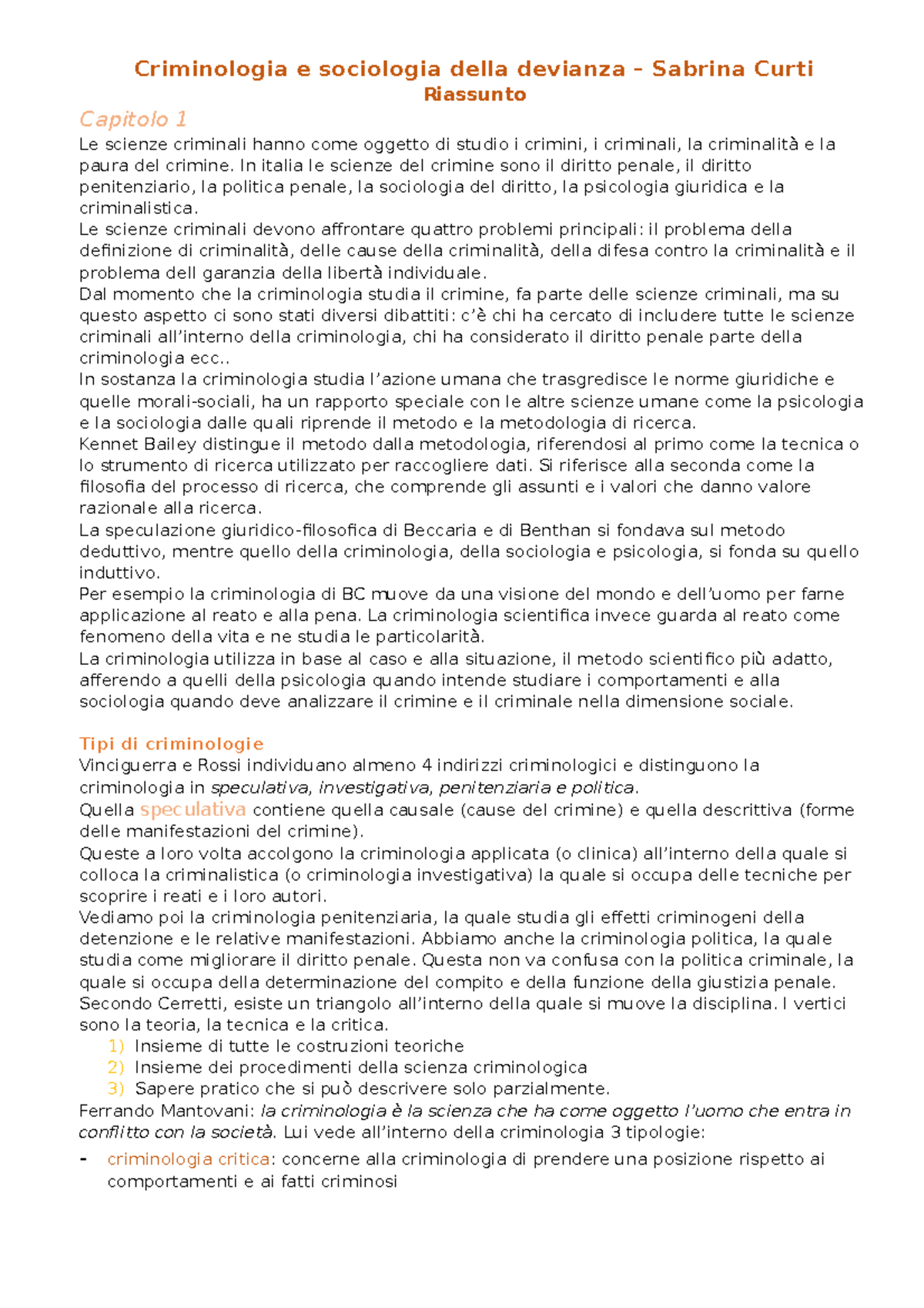 scienze criminologiche per l'investigazione e la sicurezza
