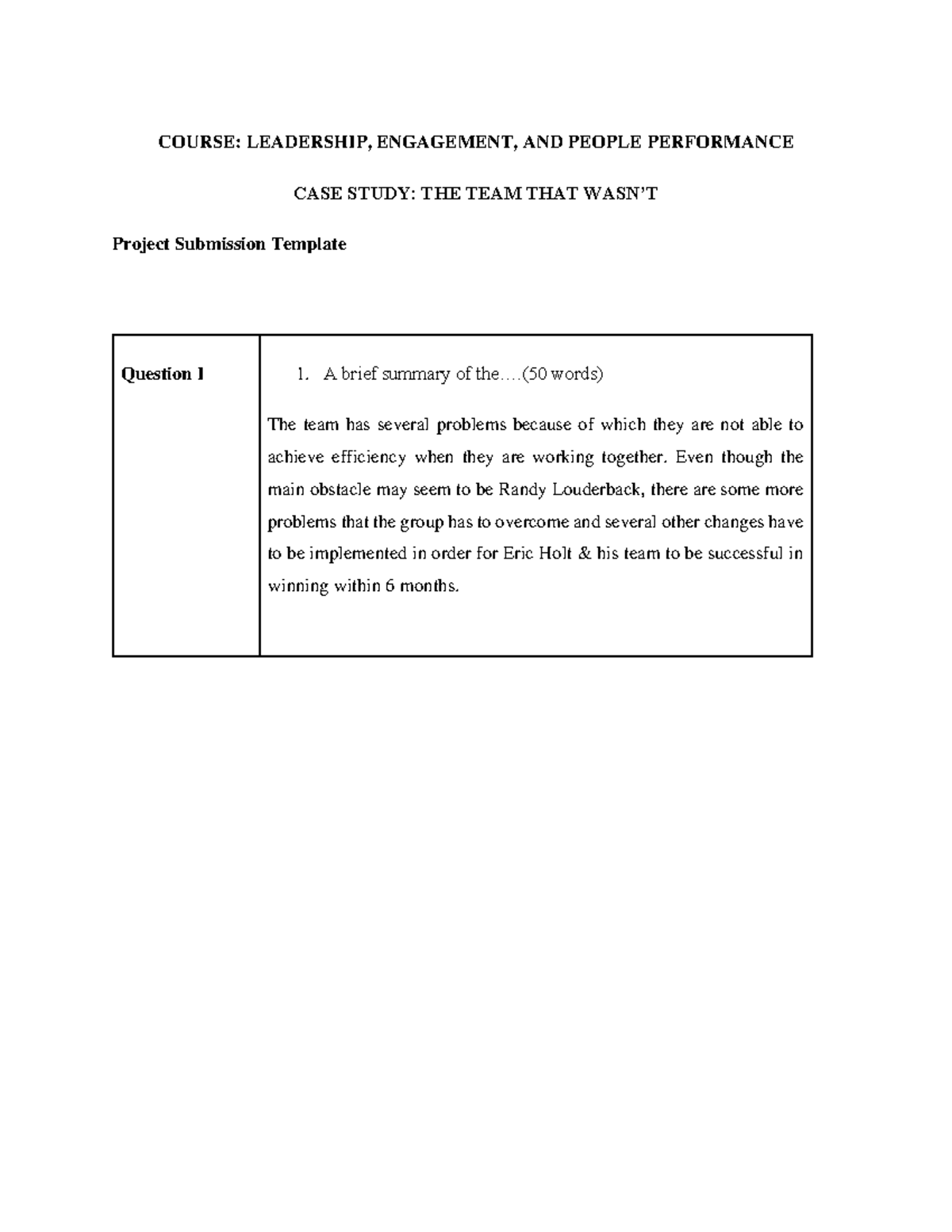 Final+Project+Submission+Template++ - COURSE: LEADERSHIP, ENGAGEMENT ...