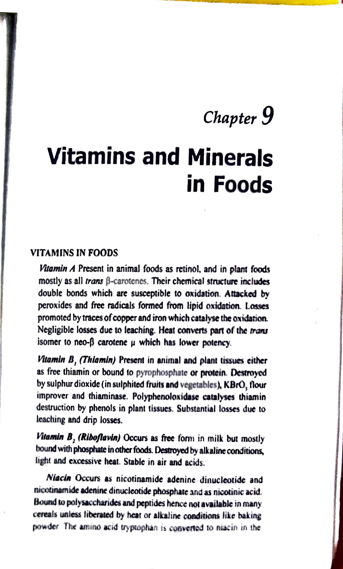 food minerals essay