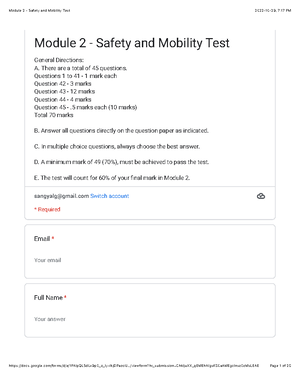 IV-2 Test - Module 1 PSW Foundations (C) Copy - Module 1 – PSW ...