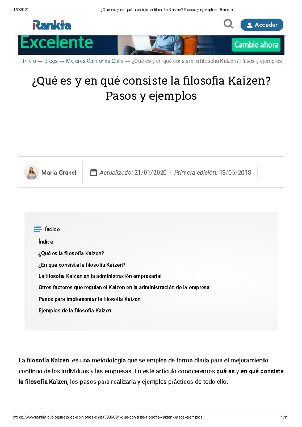 ¿qué Es Y En Qué Consiste La Filosofia Kaizen Pasos Y Ejemplos Rankia Inicio→blogs→mejoresemk 3361