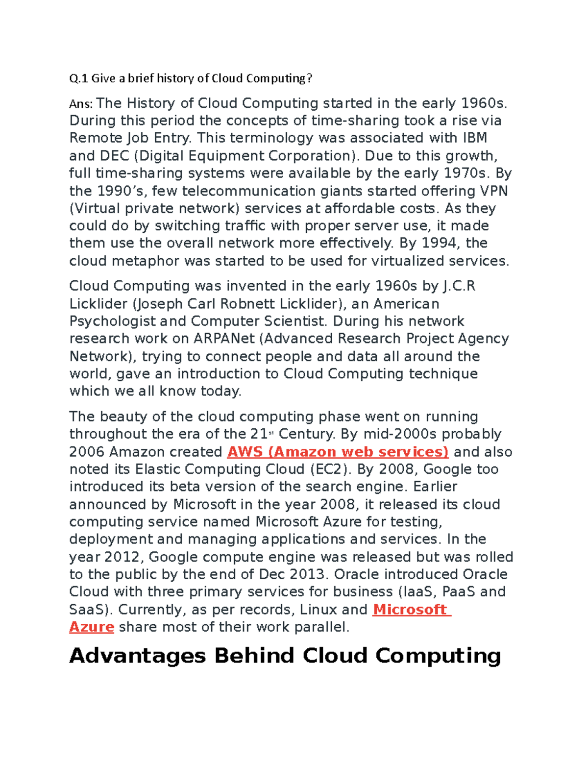 cloud computing assignment 4