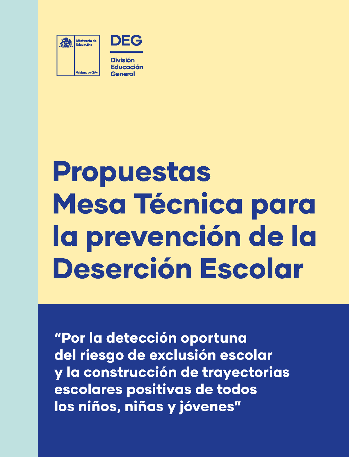 Propuestas Desercionescolar Propuestas Mesa Técnica Para La Prevención De La Deserción Escolar 5927