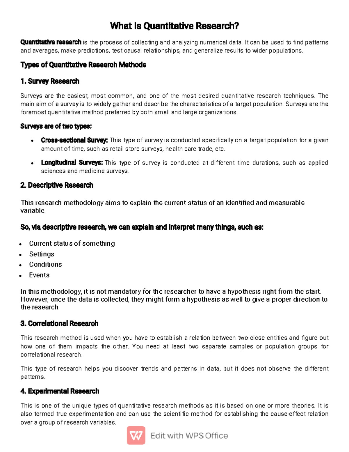 Quantative research - For help - What Is Quantitative Research ...