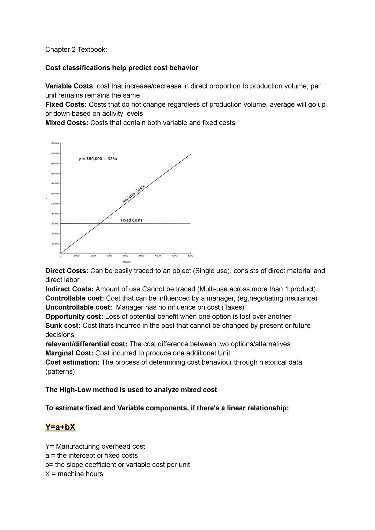 Accounting chapter 2 - Chapter 2 Textbook: Cost classifications help ...