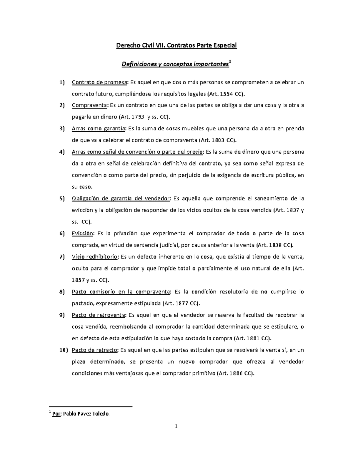 Derecho Civil VII Contratos Parte Especi - Derecho Civil VII. Contratos ...