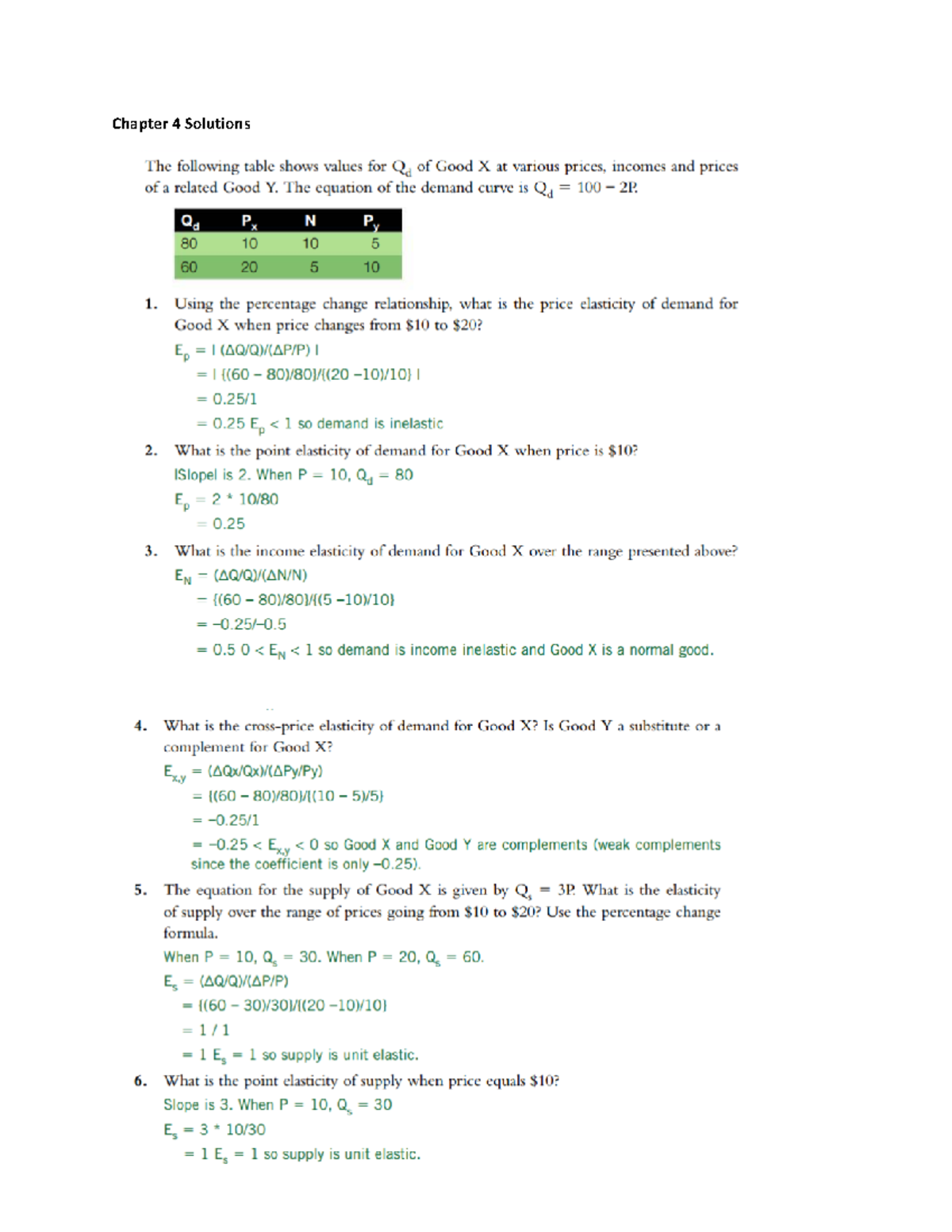 Econ Chapter 4 - Solutions - Econ 1B03 - Chapter 4 Solutions - Studocu