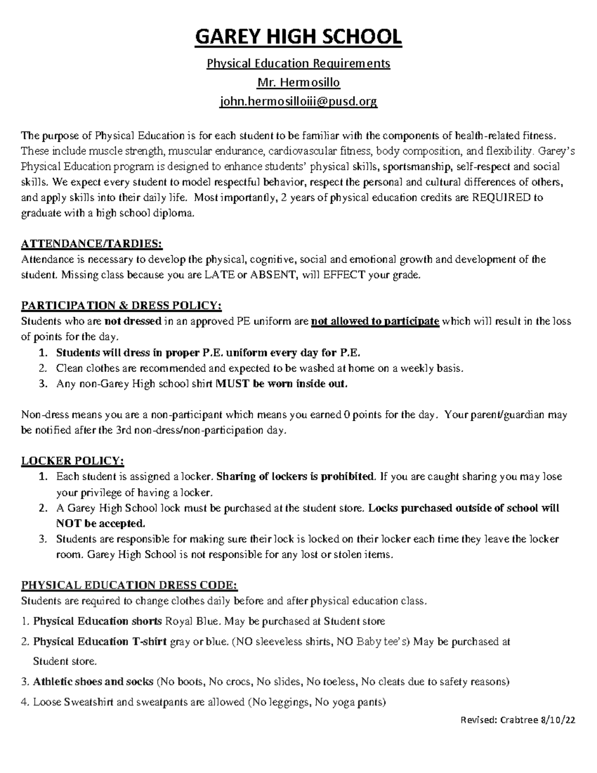 Kami Export - Julian Avina - Kami Export - PE syllabus - GAREY HIGH ...