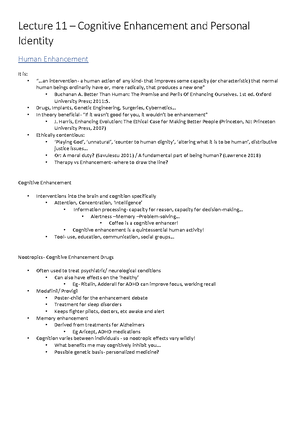 Free Will and Responsibility Lecture 12 notes - L12 Free Will and ...