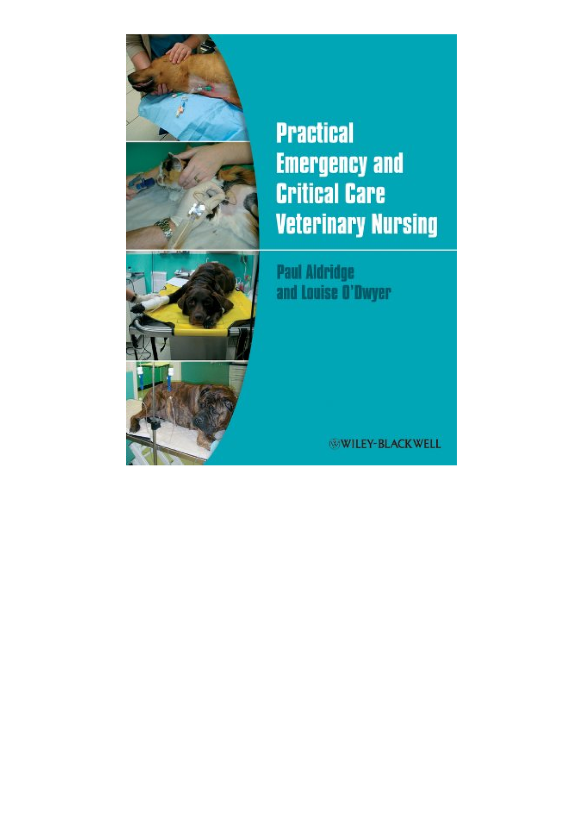 practical emergency and critical care veterinary nursing