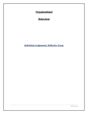 Orgb - Summary Organizational Behaviour - Chapter 1: What is ...