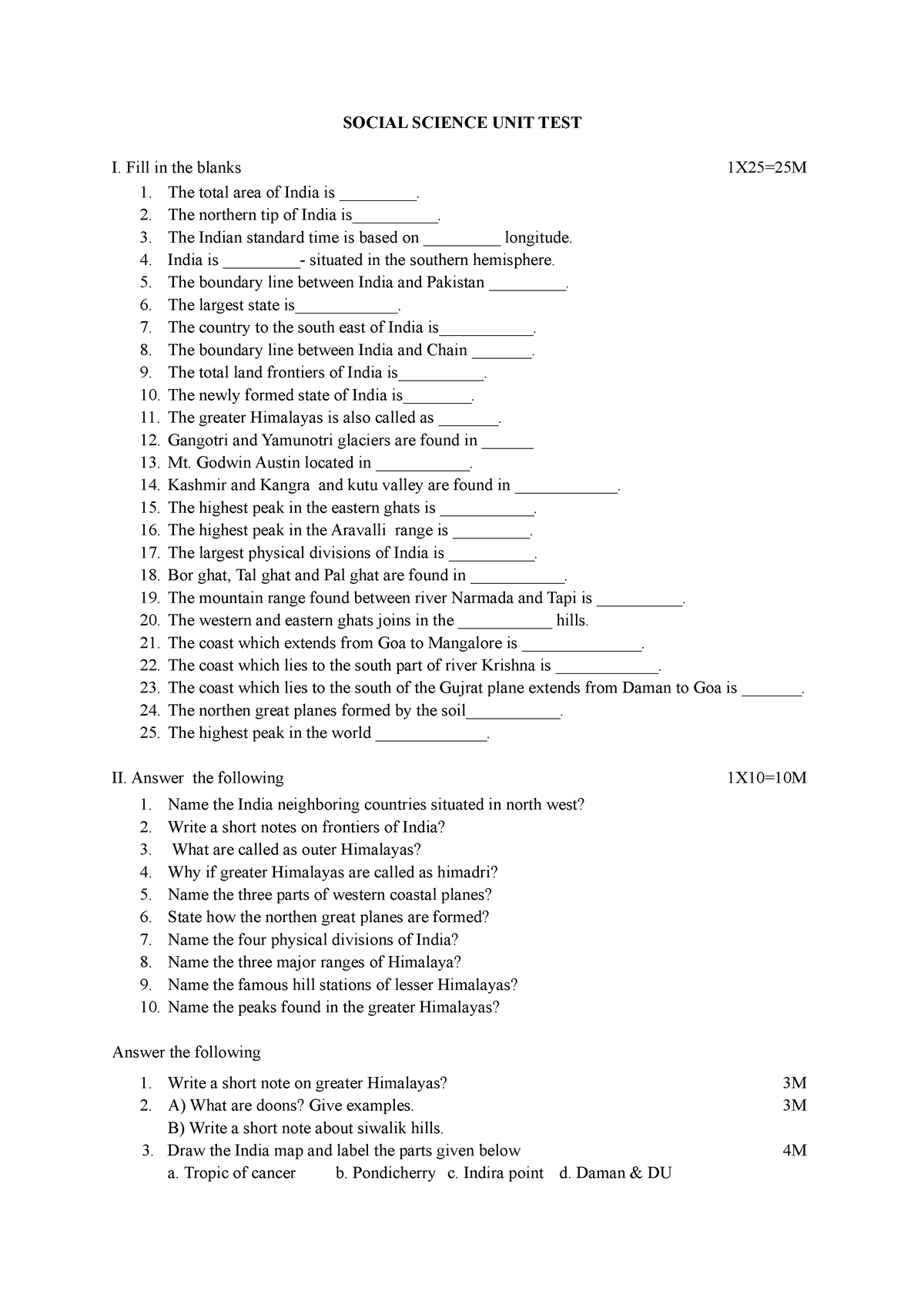 social-asdfjkl-social-science-unit-test-i-fill-in-the-blanks