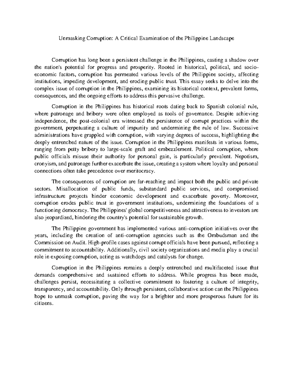 Unmasking Corruption:  A Clear Definition And Real World Examples - deej9gt