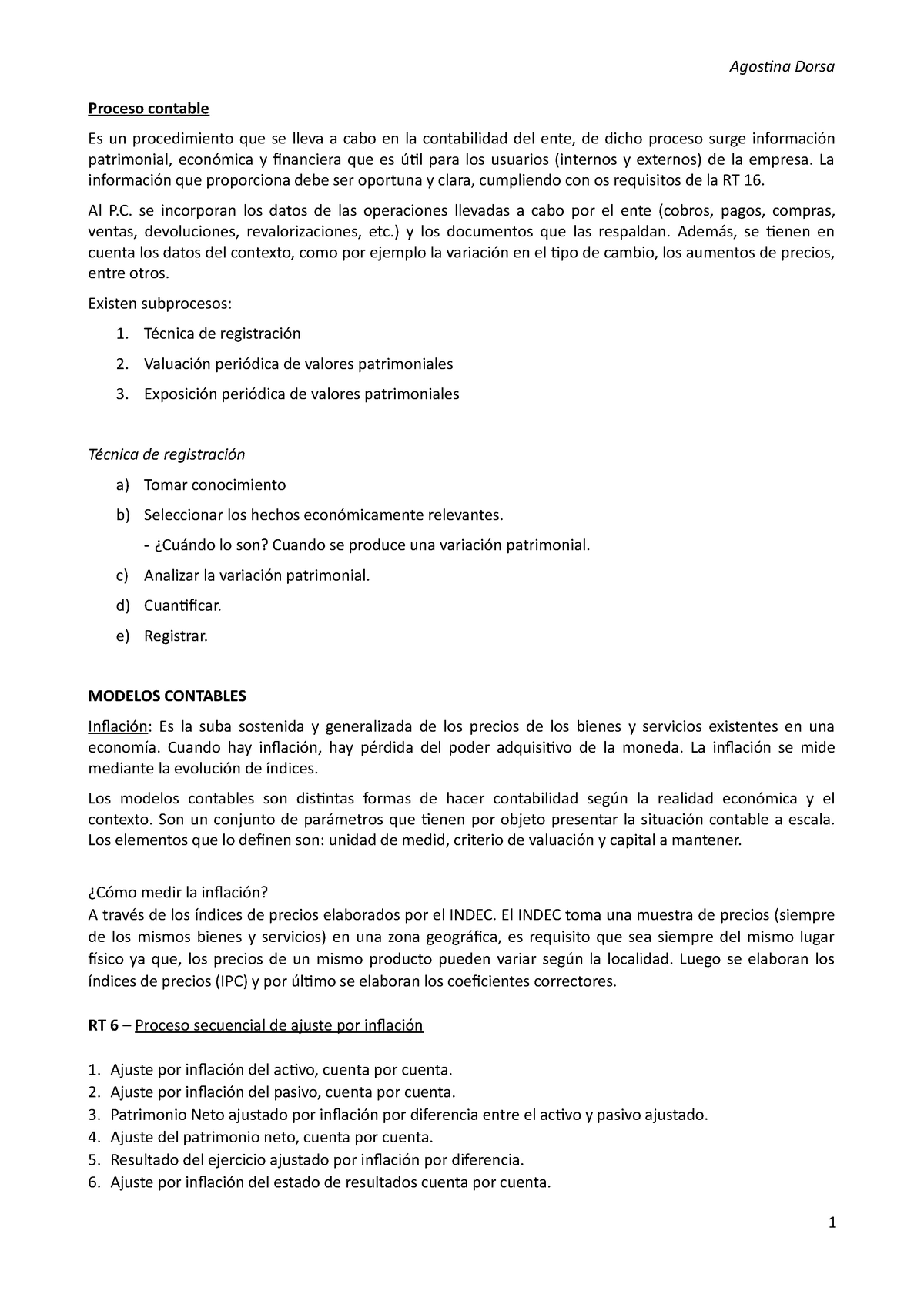 Tecnicas 1er parcial - Proceso contable Es un procedimiento que se lleva a  cabo en la contabilidad - Studocu