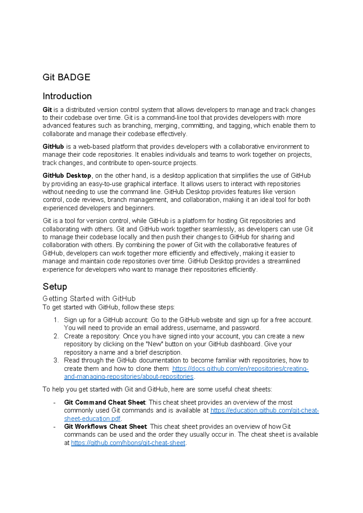 Git+Guide - guide to installing and getting started with github - Git ...