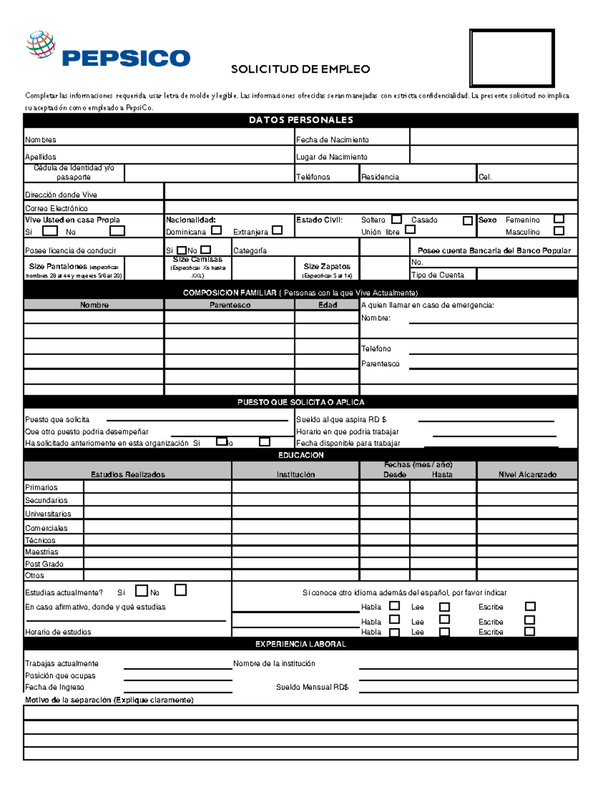 Solicitud de empleo RD - economia dominicana - Teléfonos Correo ...