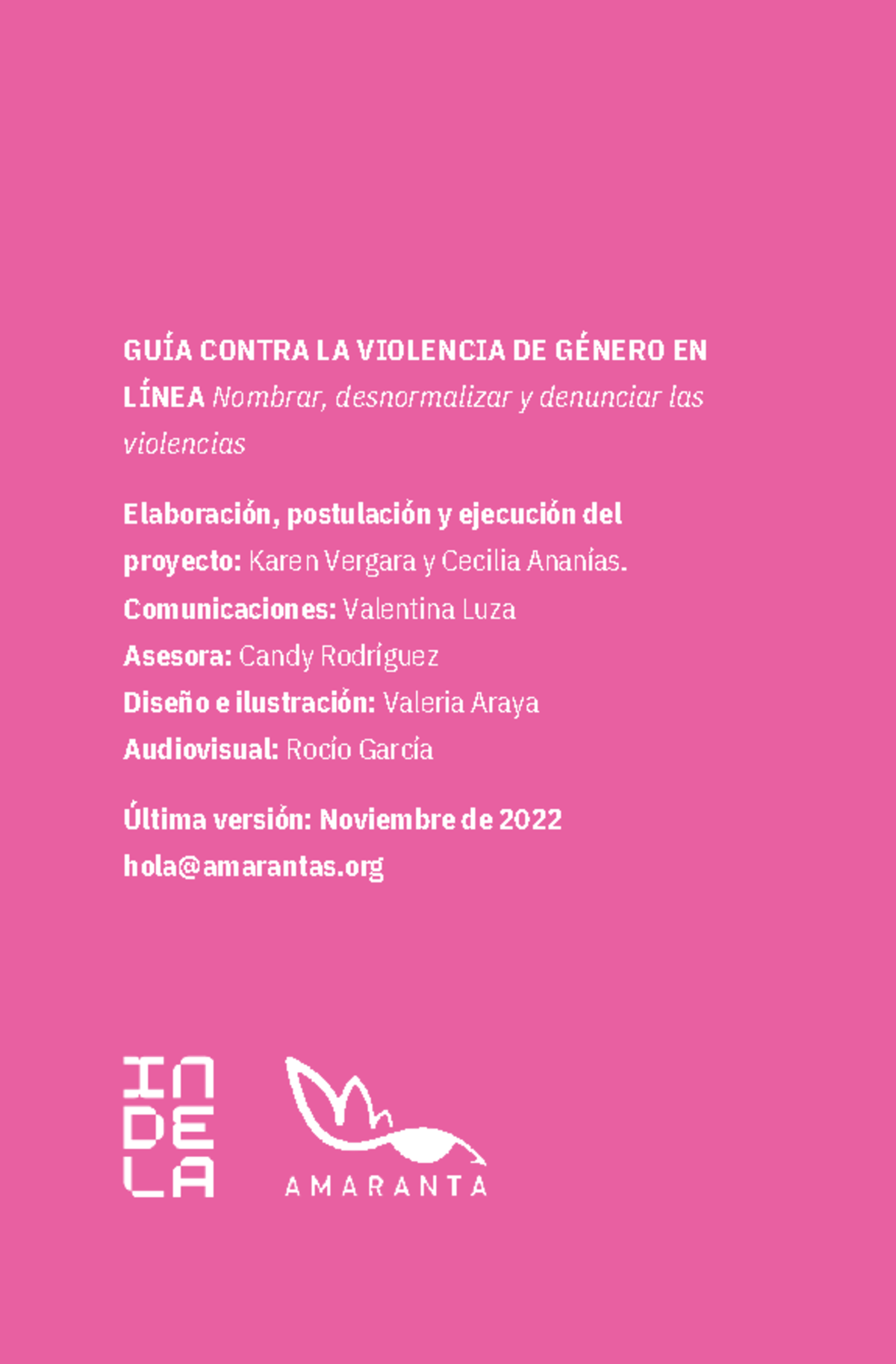 Guia contra la violencia digital de genero ong amaranta ...