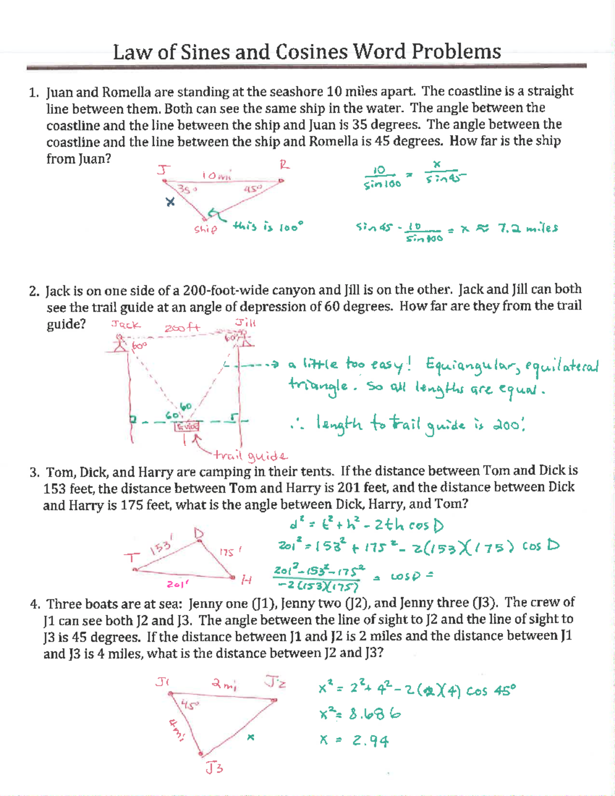sine-law-word-problems-ejercicios-resueltos-ley-del-seno-matem-tica