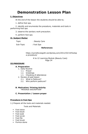 WLP TLE 8 - Like - WEEKLY LEARNING PLAN IN TLE 8 Quarter: 1st Quarter ...