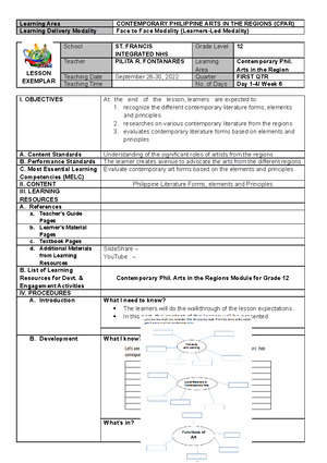 Module 1 3rd Quarter 032641 - Science Quarter 3 – EARTH & SPACE Module ...