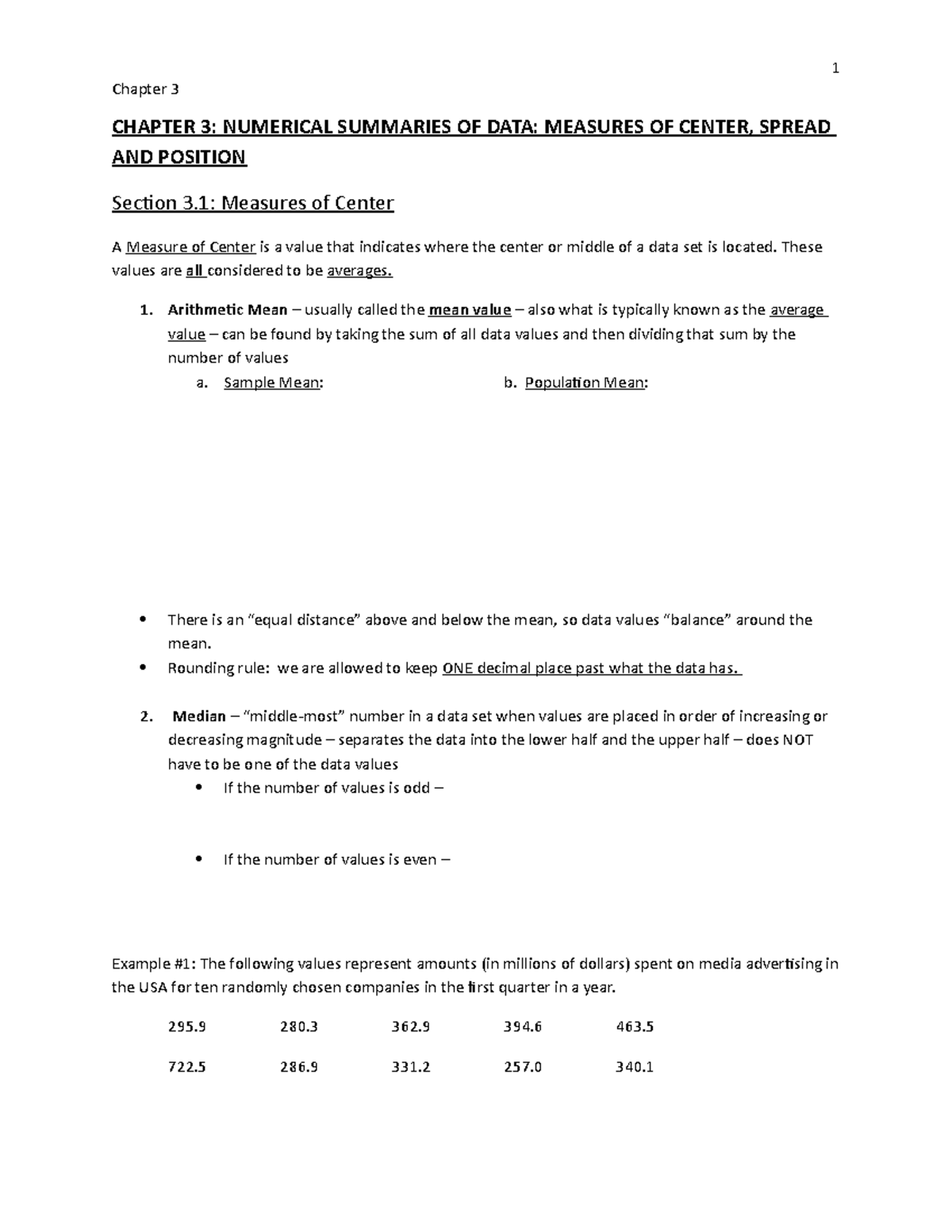 Chapter 3 Notes dnmcjwnskjbidn sdscdadqwd dwed - Chapter 3 CHAPTER 3 ...