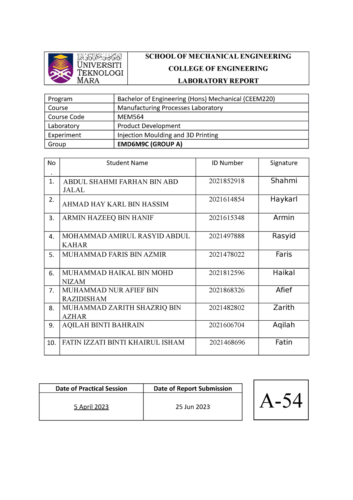 Manufacturing - Ni Lab utk CadCam, bole usha ya. - SCHOOL OF MECHANICAL ...