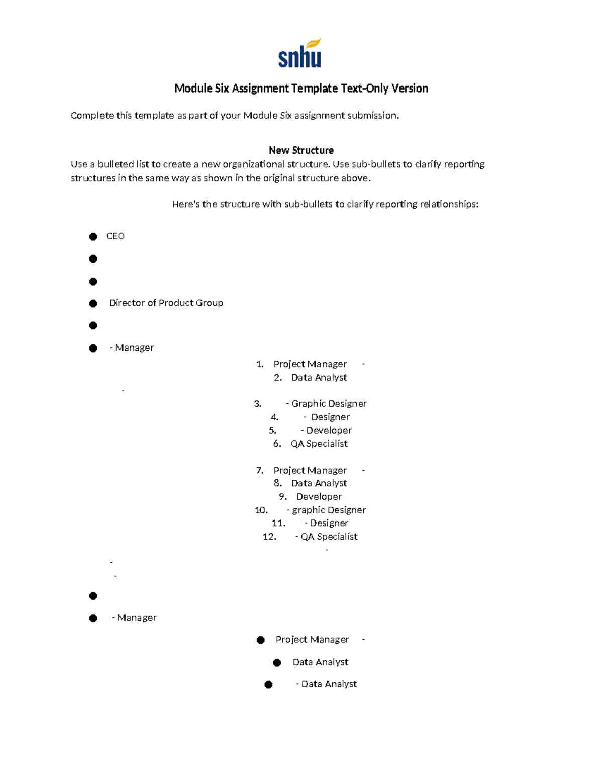 BUS 210 Module Six Assignment text-version - Module Six Assignment ...