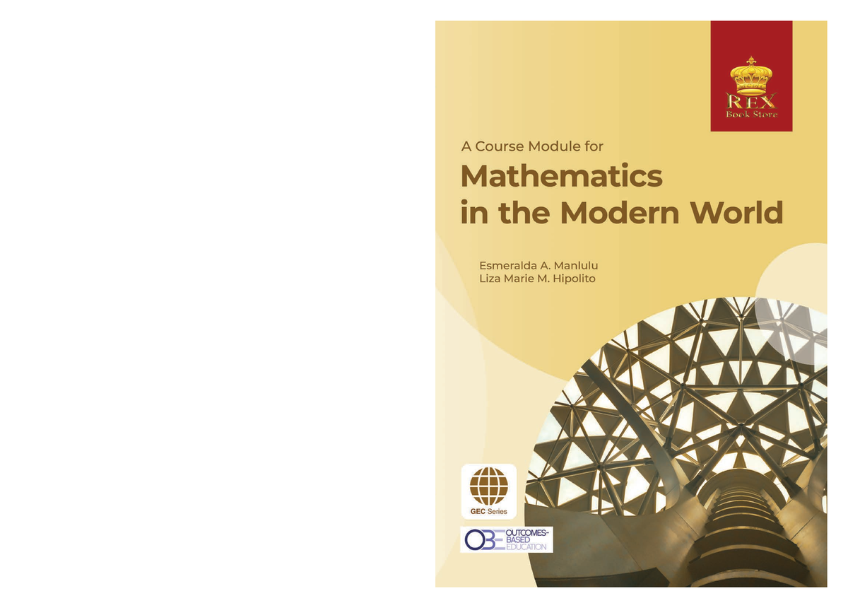 602535820 Mathematics In Modern World - Eavluation Copy Iii CONTENTS ...