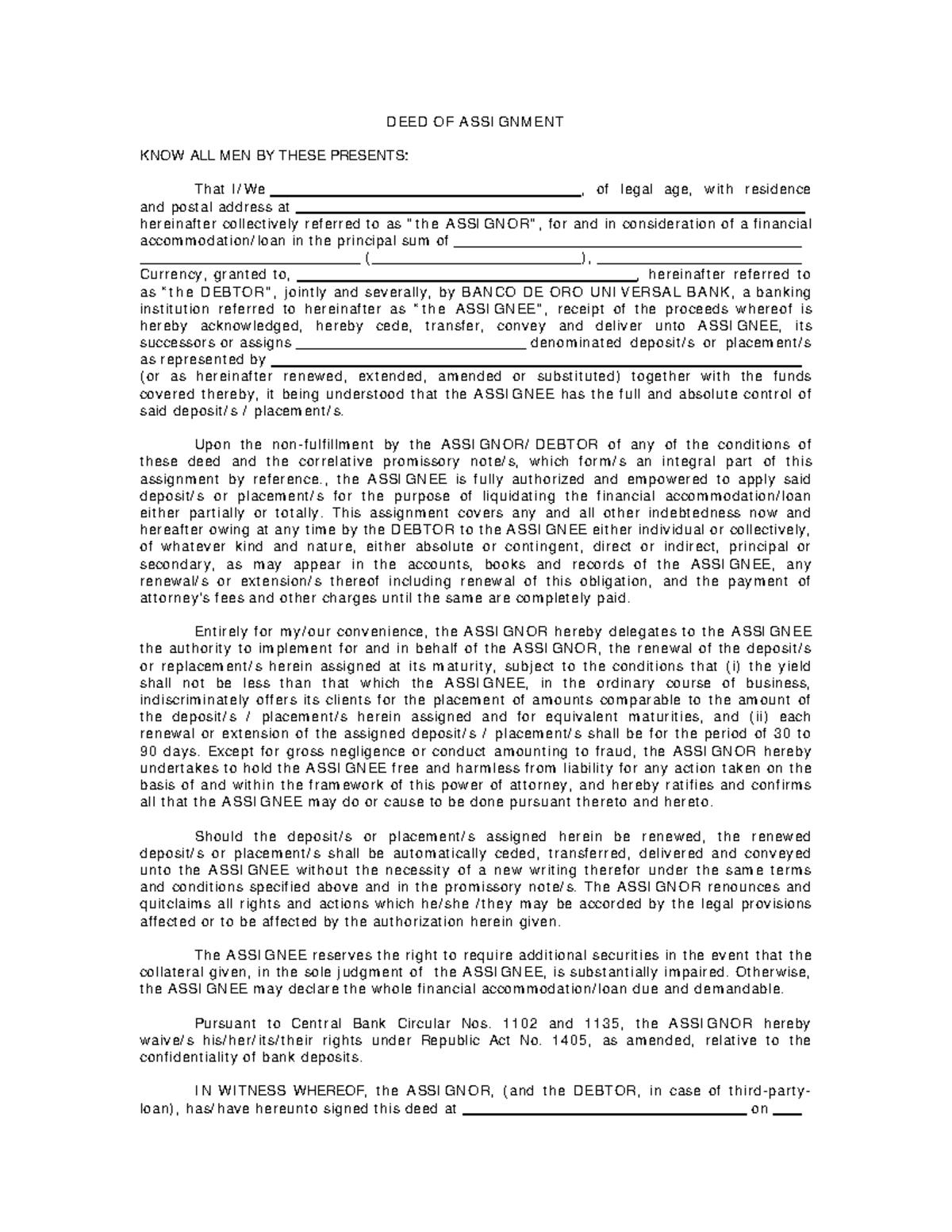 personal-loan-akdeedof-assignment-form-d-eed-of-a-ssi-gn-m-en-t-know