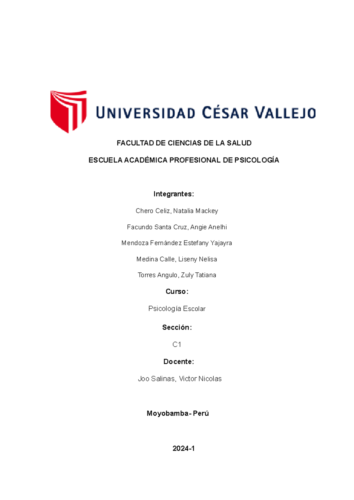 S9 Organizador visual - Psicología Escolar - FACULTAD DE CIENCIAS DE LA ...