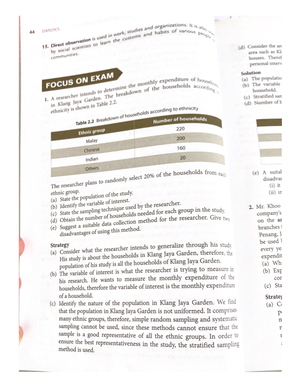 Assignment statistics - Assignment; Elementary Statistics for ...
