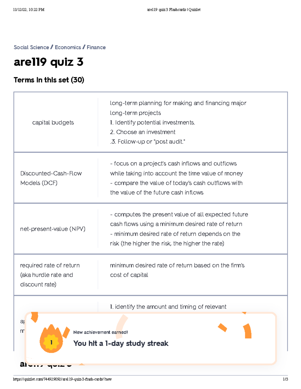 Are119 Quiz 3 Flashcards Quizlet - 11/12/22, 10:22 PM Are119 Quiz 3 ...