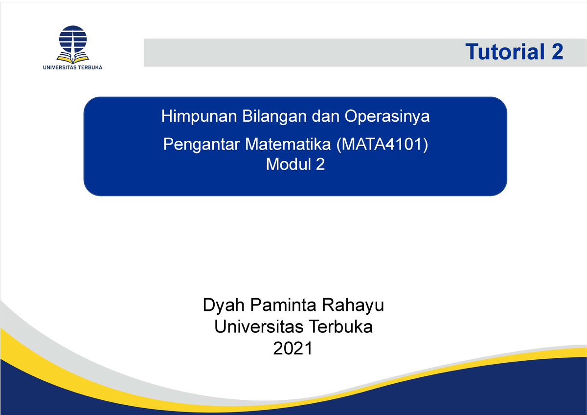 Tutorial 2 Himpunan Biangan Dan Operasinya - Dyah Paminta Rahayu ...