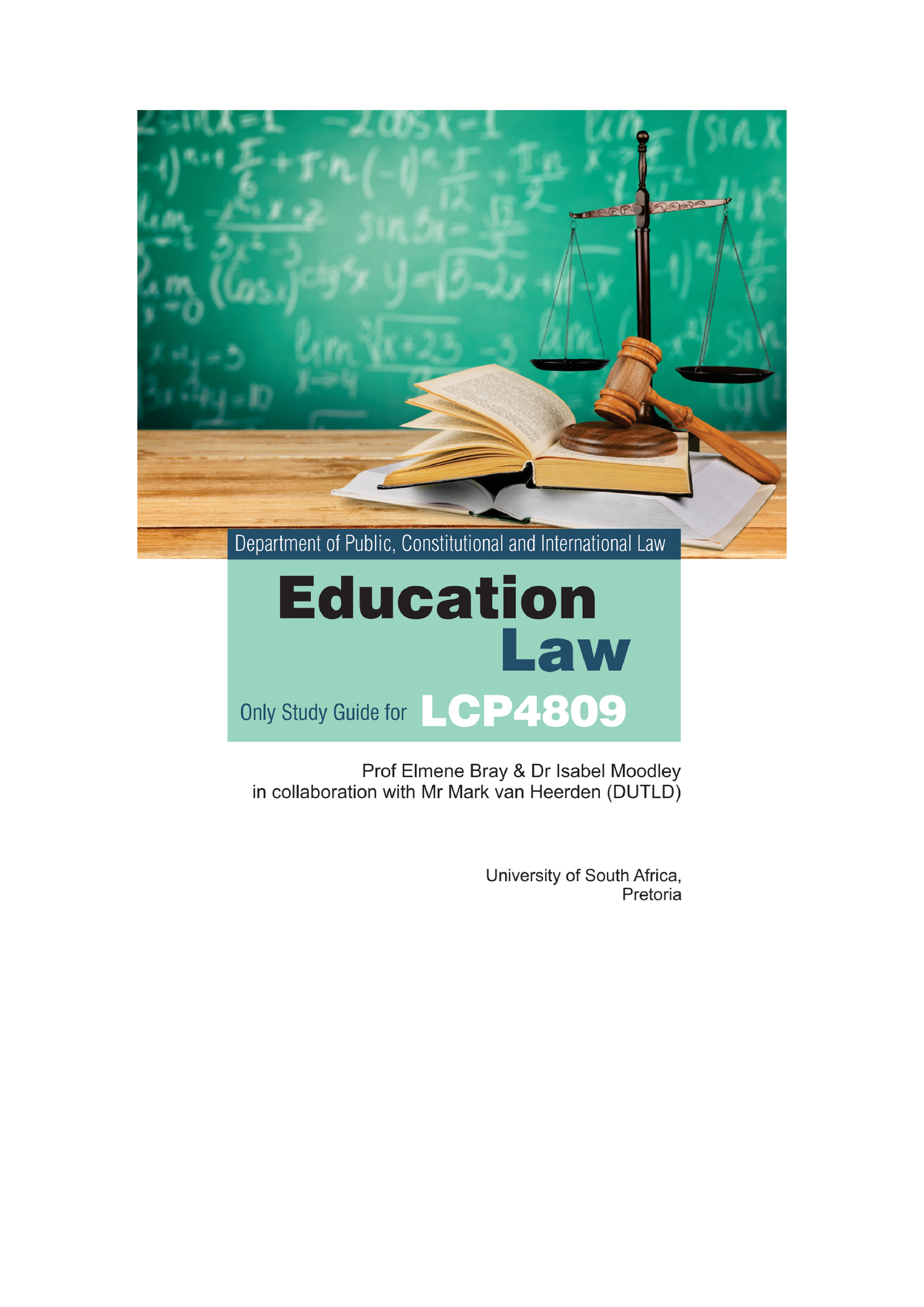 education-law-2023-tutorial-letter-2019-university-of-south-africa