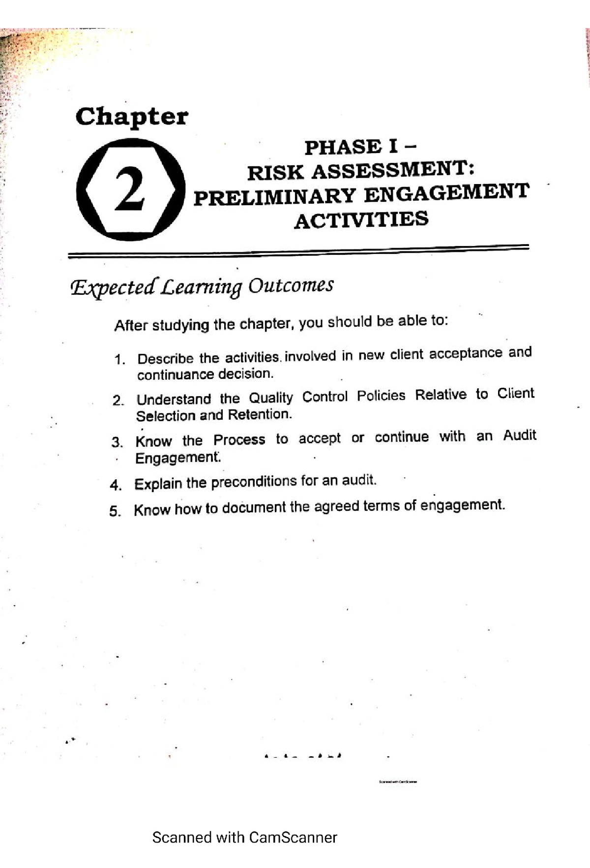 Chapter 2 Auditing And Assurance - BS In Accountancy - Studocu