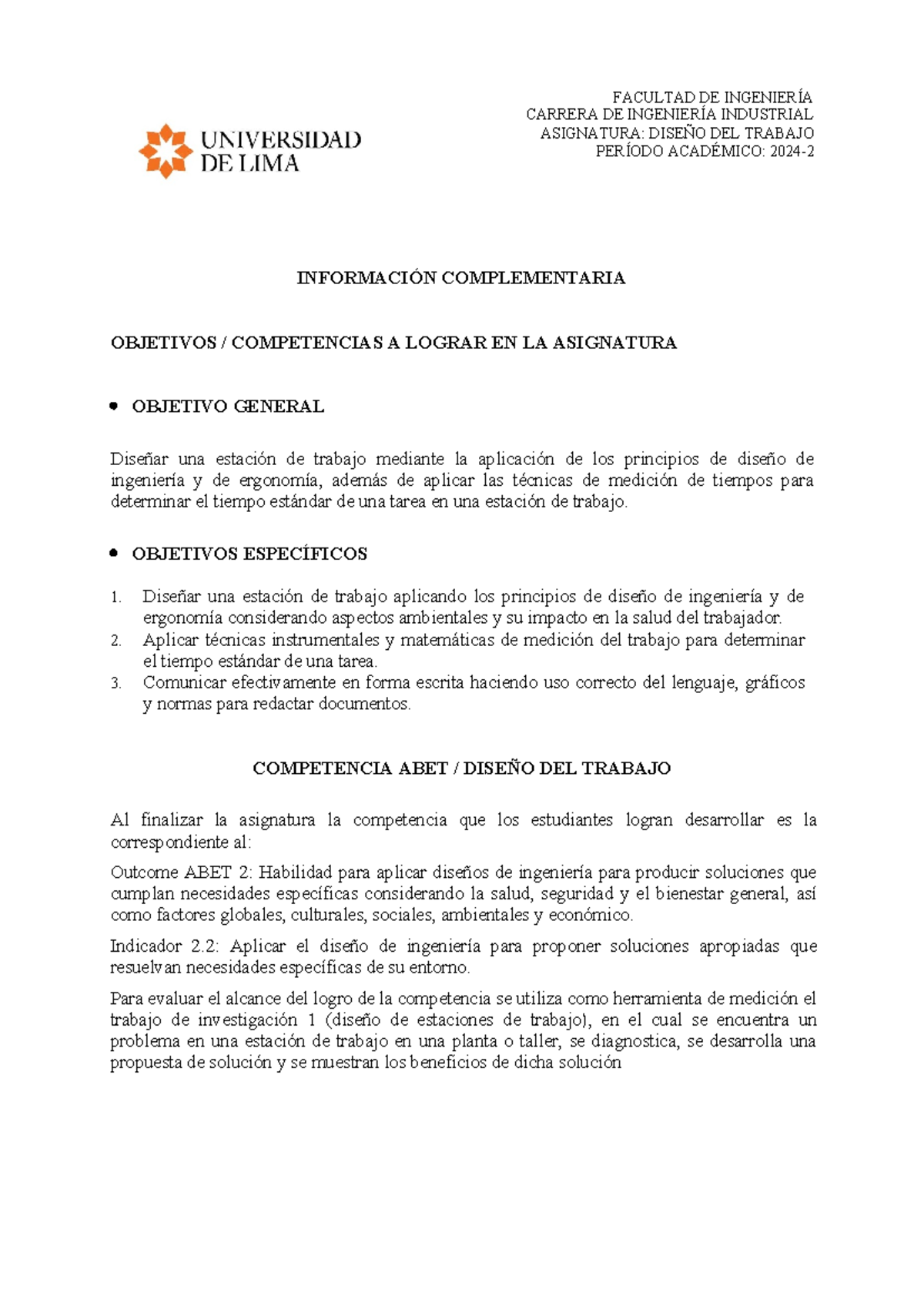 G00- Informacion Complementaria 24-2 - FACULTAD DE INGENIERÍA CARRERA ...
