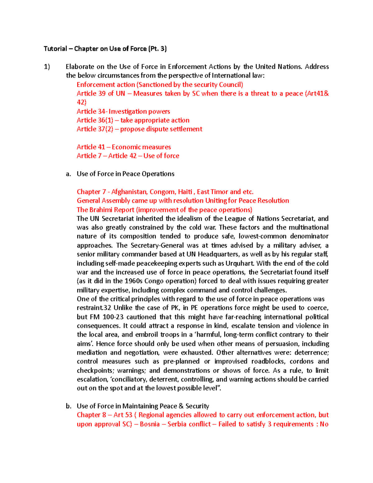 Tutorial on Use of Force (Pt. 3) - Tutorial – Chapter on Use of Force ...