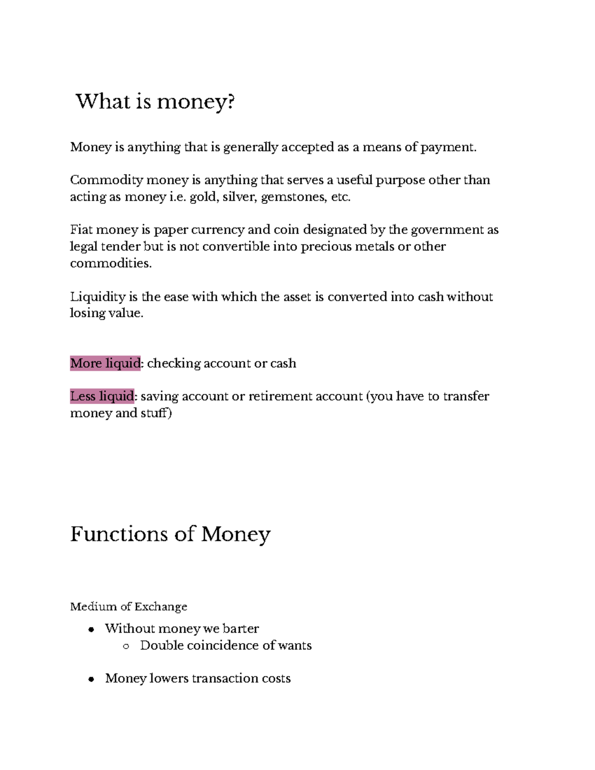 money-and-banking-part-1-what-is-money-money-is-anything-that-is